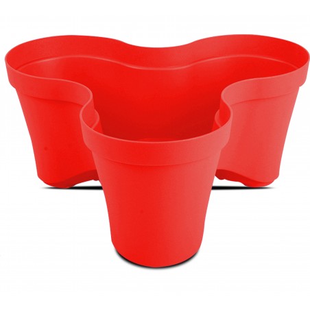 MACETERO APILABLE ROJO 38,5X17