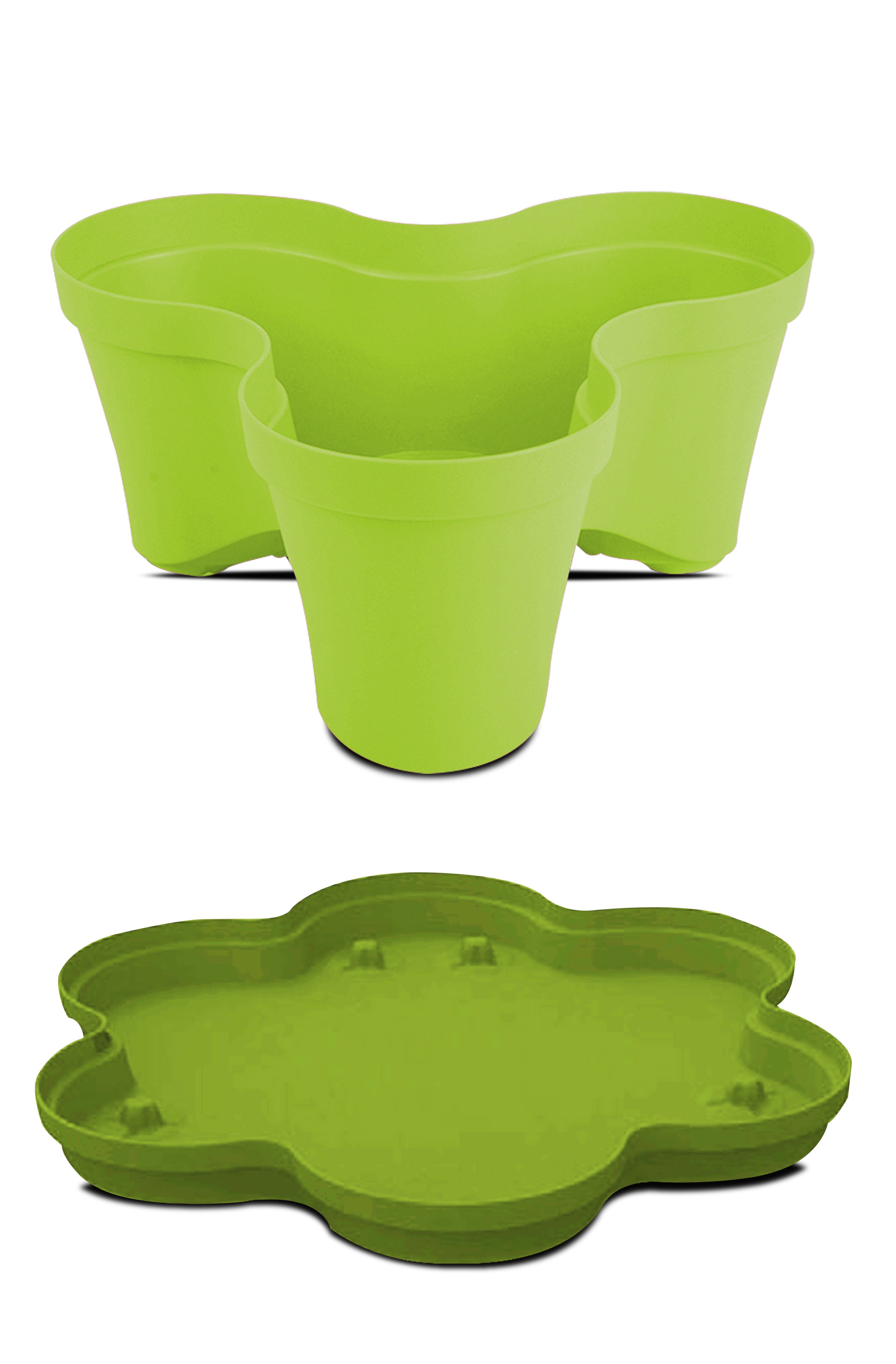 MACETERO APILABLE VERDE Y...