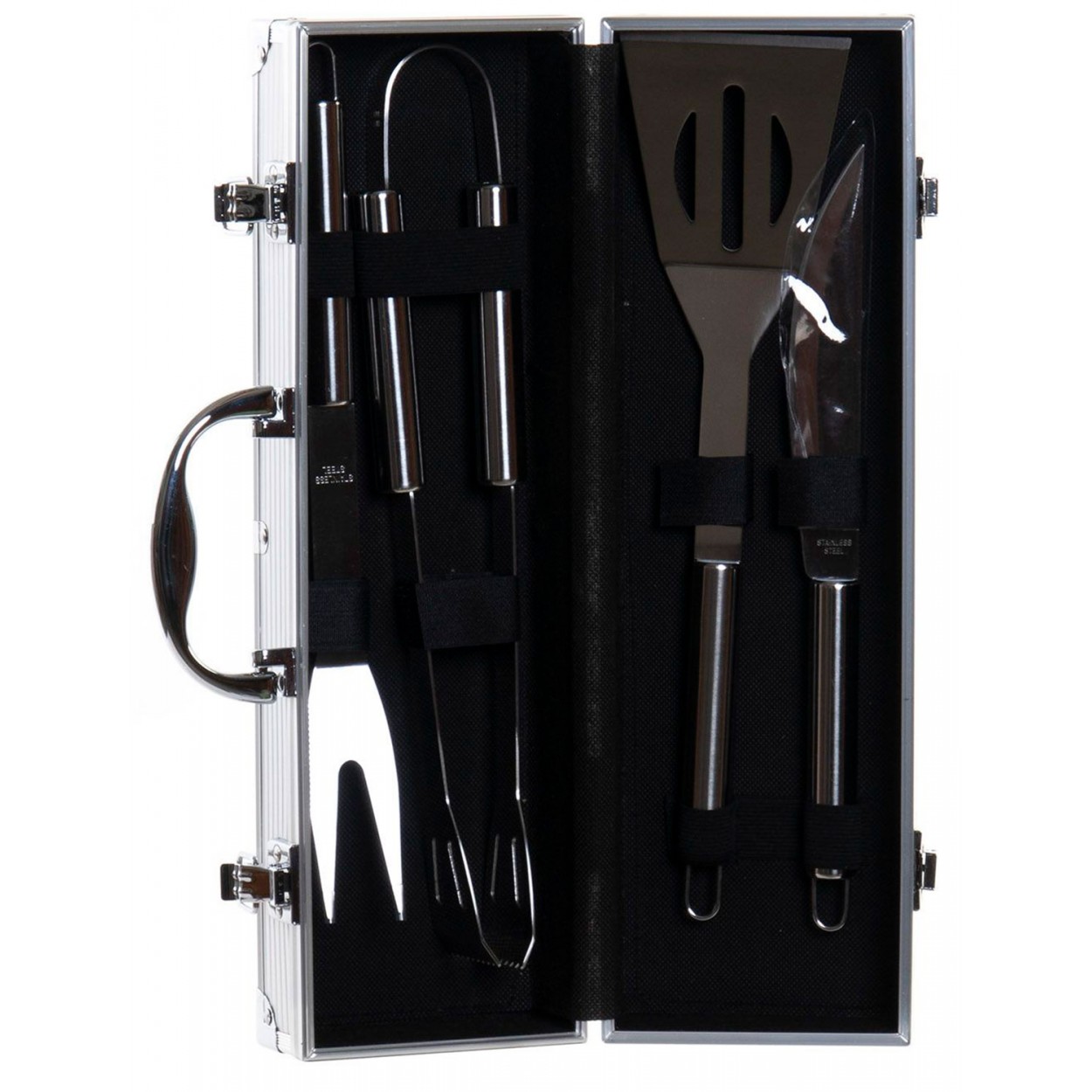 SET BARBACOA MALETÍN 5 ACCESORIOS