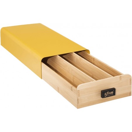 PORTA CÁPSULAS CAJA DE MADERA 17,8X38X7,3