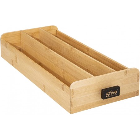 PORTA CÁPSULAS CAJA DE MADERA 17,8X38X7,3