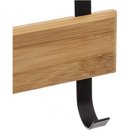 TOALLERO DE PUERTA 5 GANCHOS 40X2X29,8