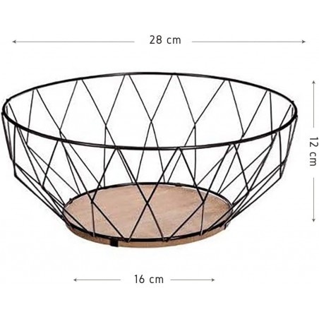 FRUTERO COCINA GEO DE METAL Ø28