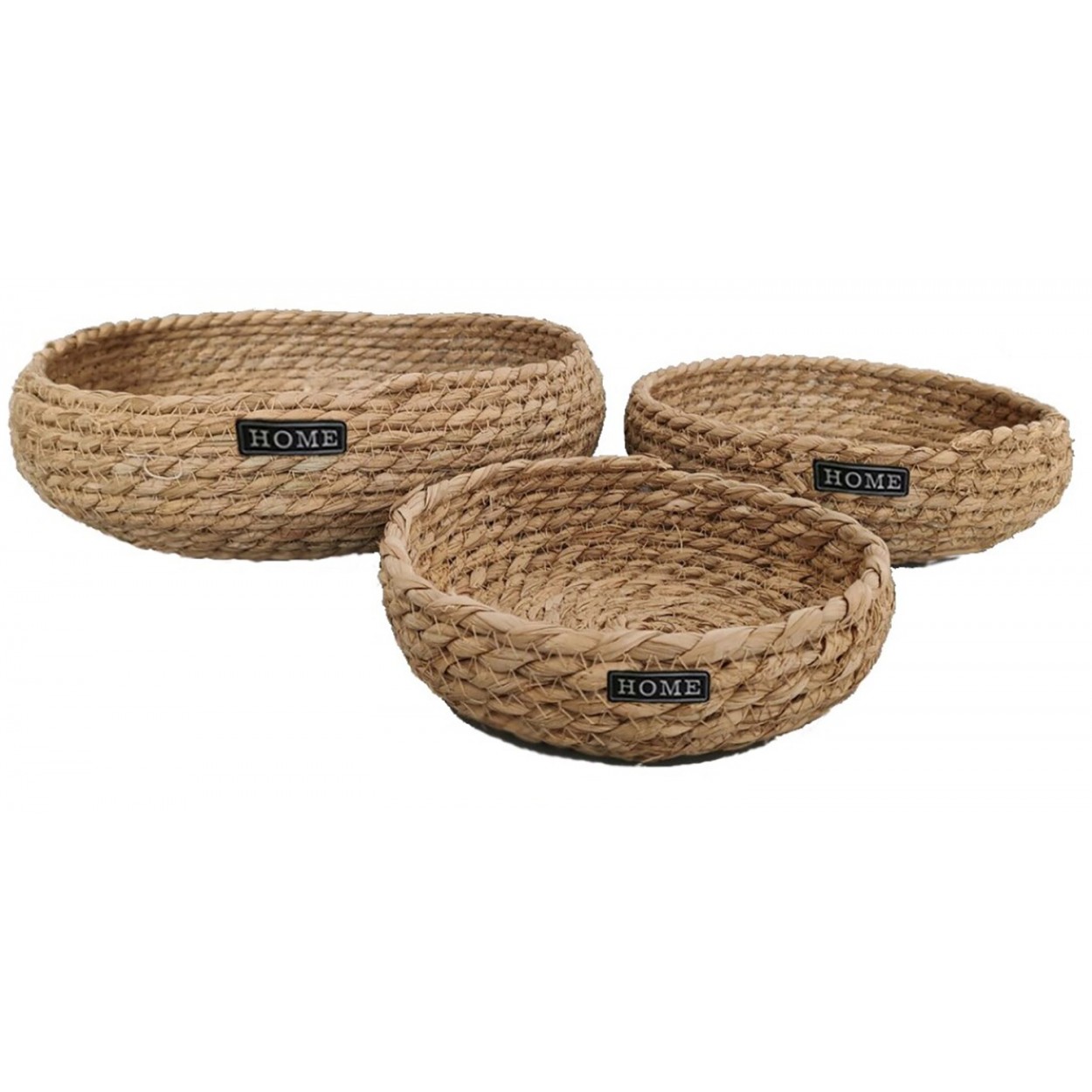 CESTAS "TALLIN" SET 3 JUNCO NATURAL