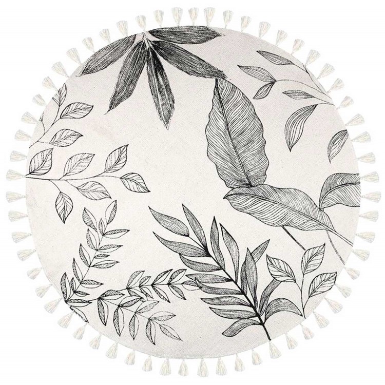ALFOMBRA DECORATIVA CIRCULAR 100% ALGODÓN SHEET 90CM