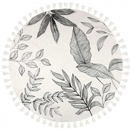 ALFOMBRA DECORATIVA CIRCULAR 100% ALGODÓN SHEET 90CM