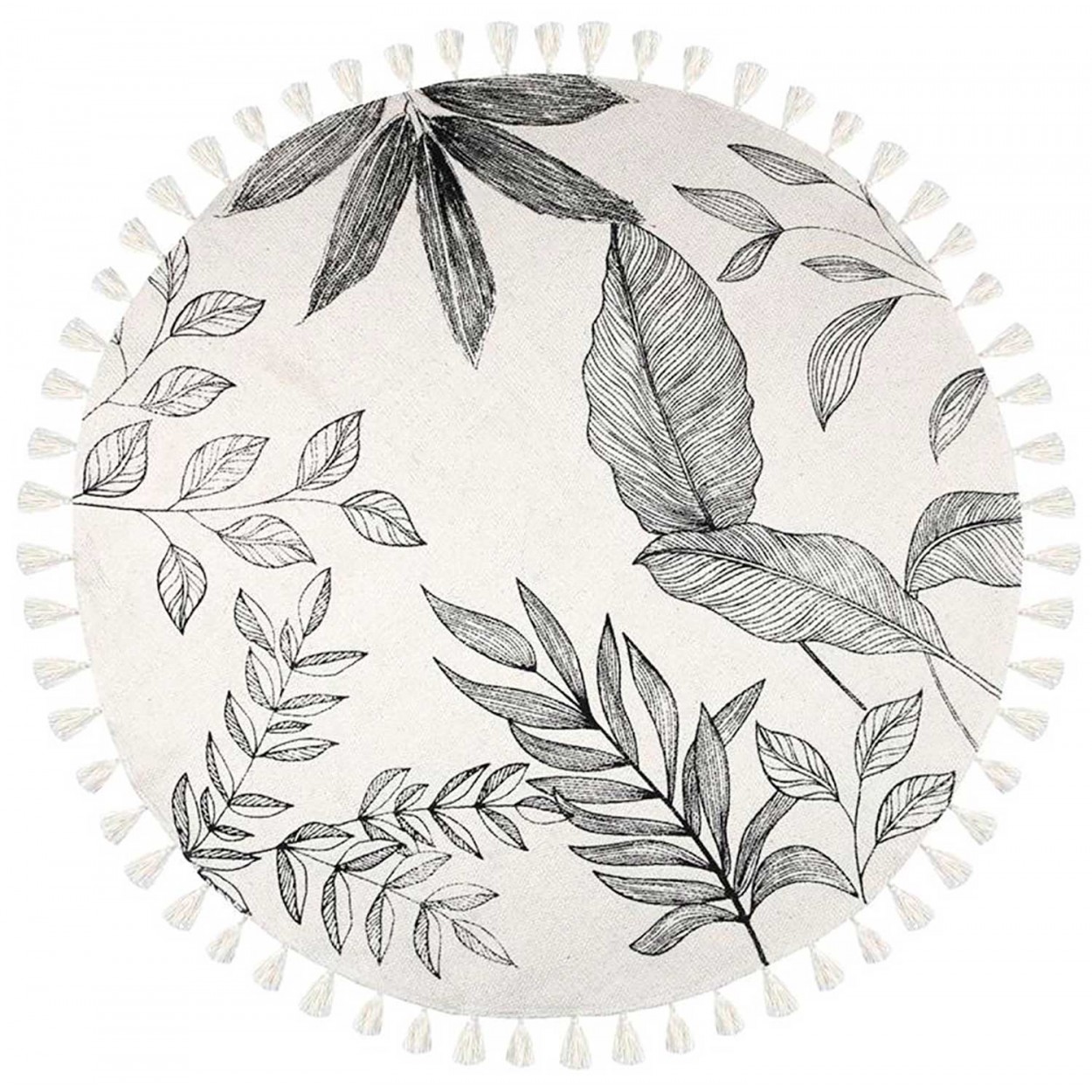 ALFOMBRA DECORATIVA CIRCULAR 100% ALGODÓN SHEET 90CM