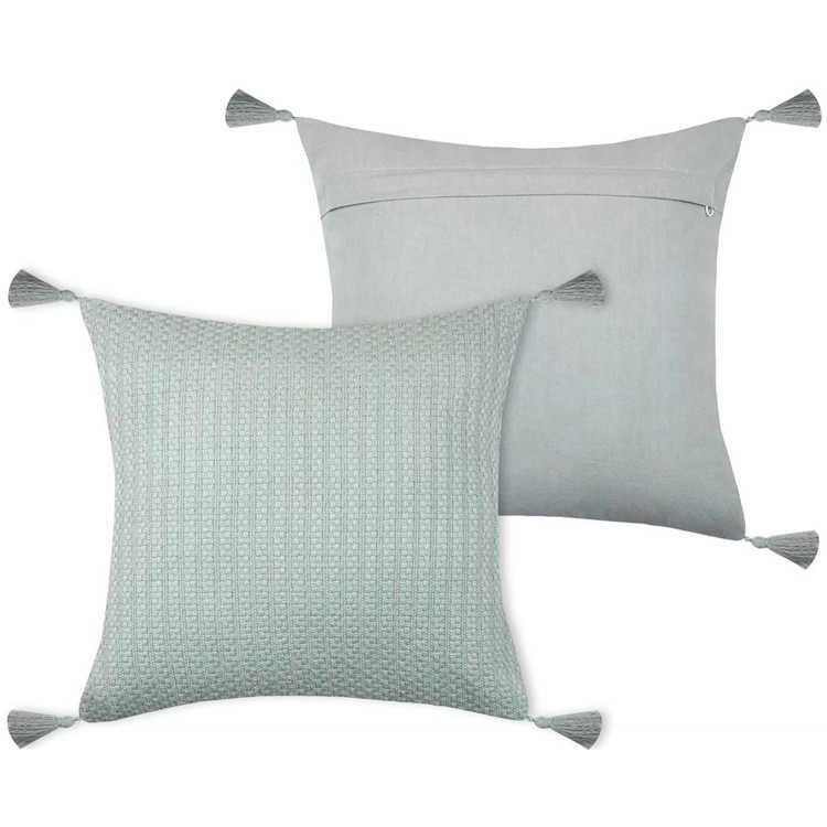 COJÍN DECORATIVO CUADRADO CIELO 40X40CM 100% ALGODÓN