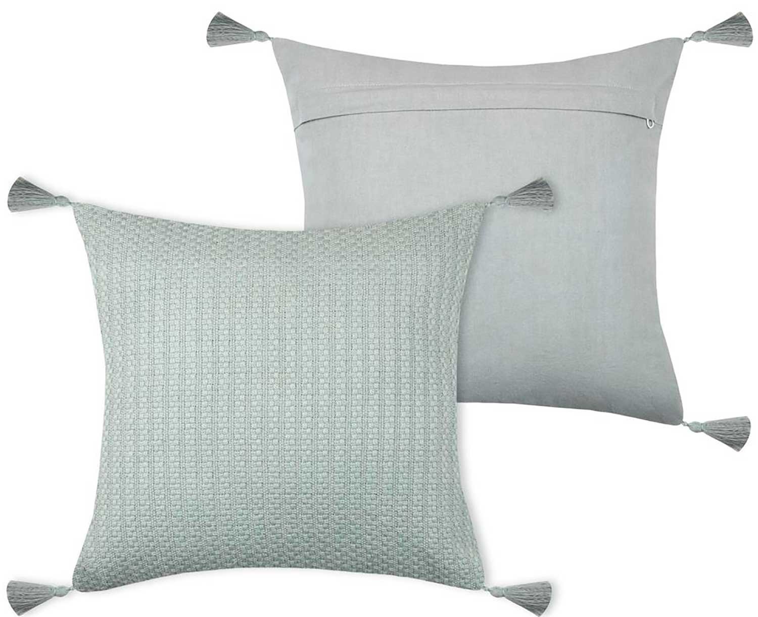 COJÍN DECORATIVO CUADRADO CIELO 40X40CM 100% ALGODÓN