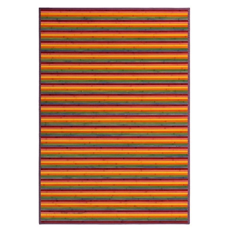 ALFOMBRA BAMBÚ MULTICOLOR TARA 140X200