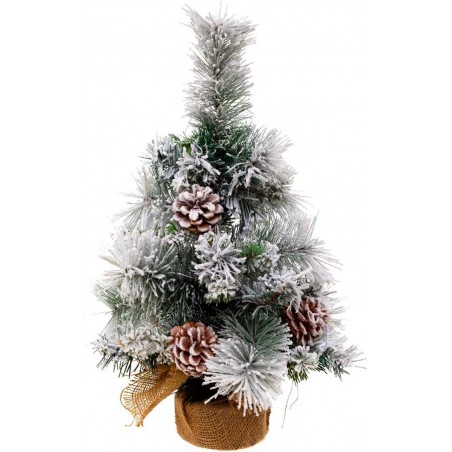 ÁRBOL DE NAVIDAD "FLOCADO" 50 CM