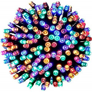 GUIRNALDA DE LUCES LED EXTERIOR MULTICOLOR 7,9M