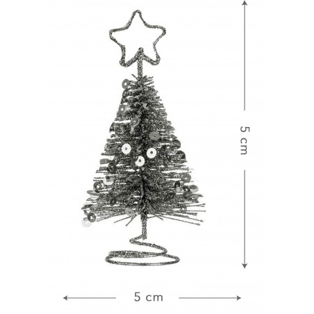 ADORNO NAVIDEÑO DE METAL "ÁRBOL DE NAVIDAD"
