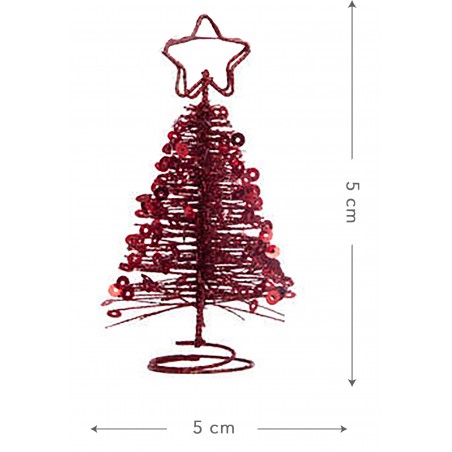 ADORNO NAVIDEÑO DE METAL "ÁRBOL DE NAVIDAD"