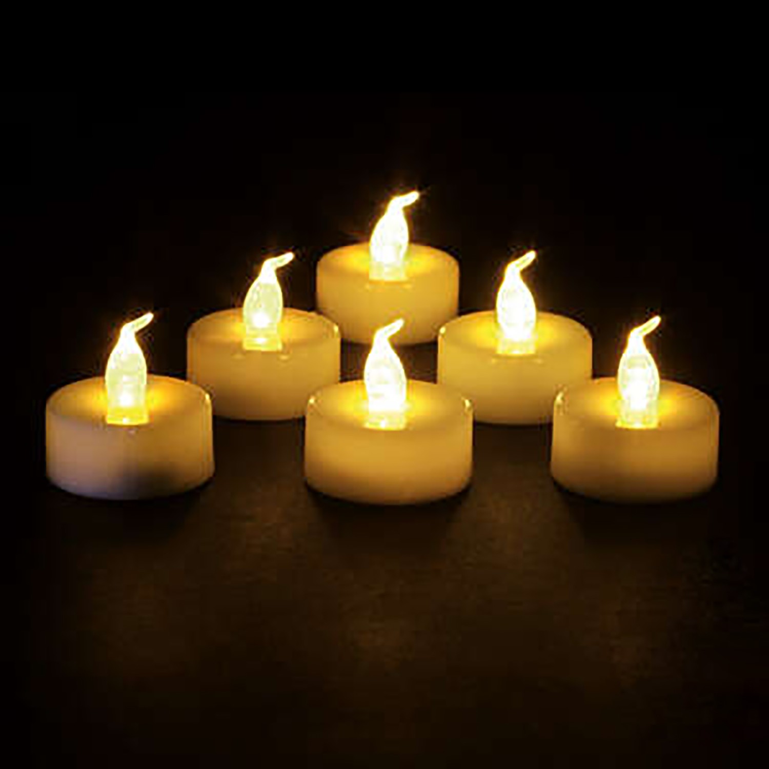 VELAS LED SET 6 BLANCA...