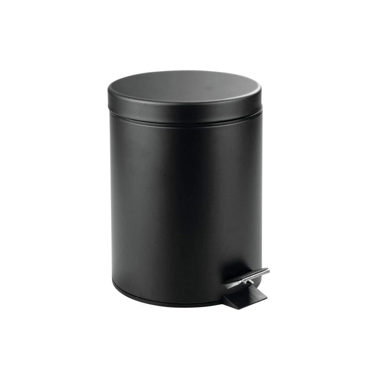 PAPELERA TARA NEGRA METAL 12L