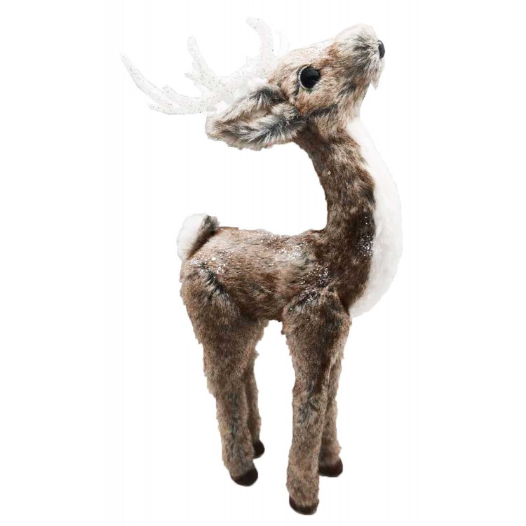 RENO NAVIDEÑO SUAVE 46CM MARRÓN