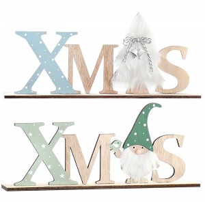 FIGURA XMAS NAVIDEÑO DECORATIVA 34X15X6CM