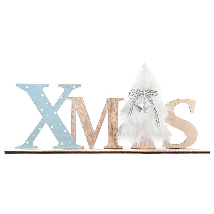 FIGURA XMAS NAVIDEÑO DECORATIVA 34X15X6CM