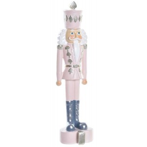 FIGURA CASCANUECES NAVIDEÑA DECORATIVA 4,5X4X17CM