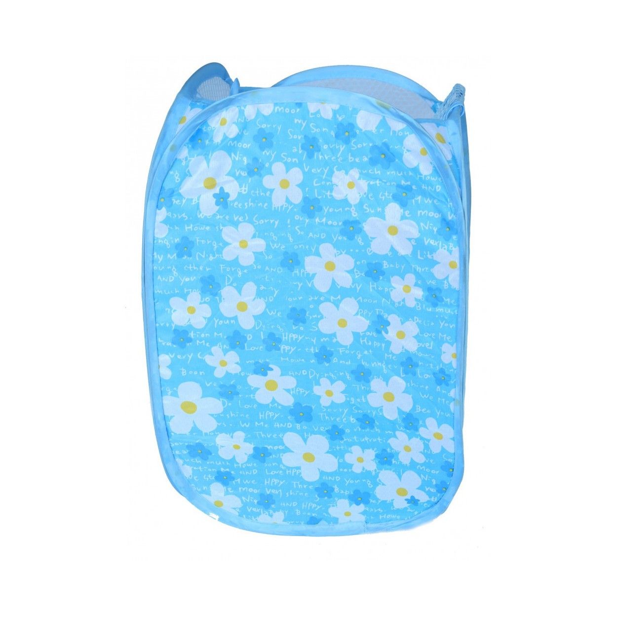 Panier de pliage vertical - Motif floral (48x25.5x25.5 cm) 
