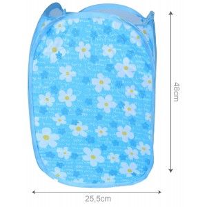 Panier de pliage vertical - Motif floral (48x25.5x25.5 cm) 