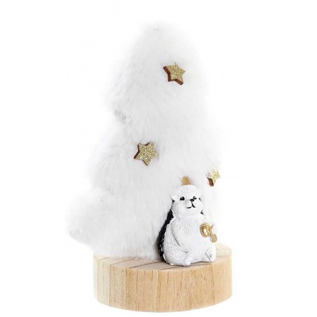 FIGURA NAVIDEÁ ÁRBOL ESTRELLAS 12X8X15,5CM