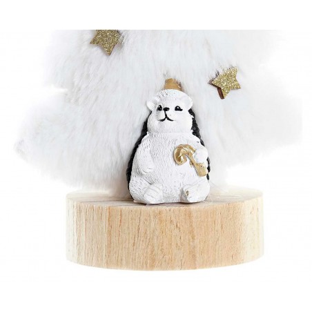FIGURA NAVIDEÁ ÁRBOL ESTRELLAS 12X8X15,5CM