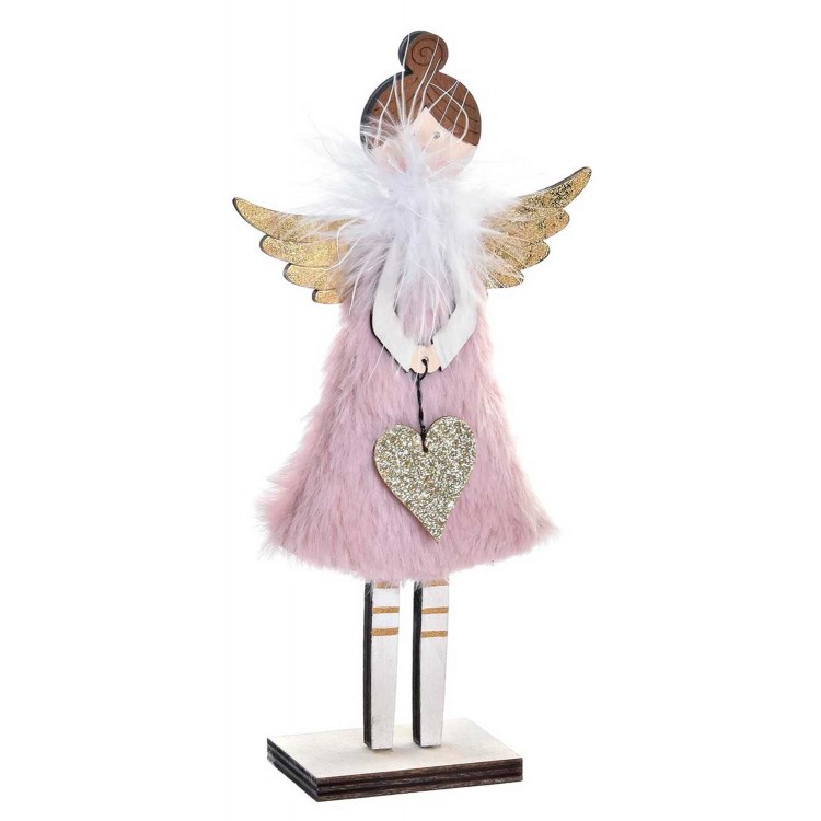 FIGURA ÁNGEL NAVIDEÑO DECORATIVO 9,5X4X19CM