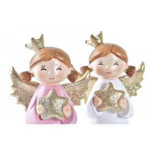 ANGEL NAVIDEÑO ADORNO DECORACIÓN 7X5X14