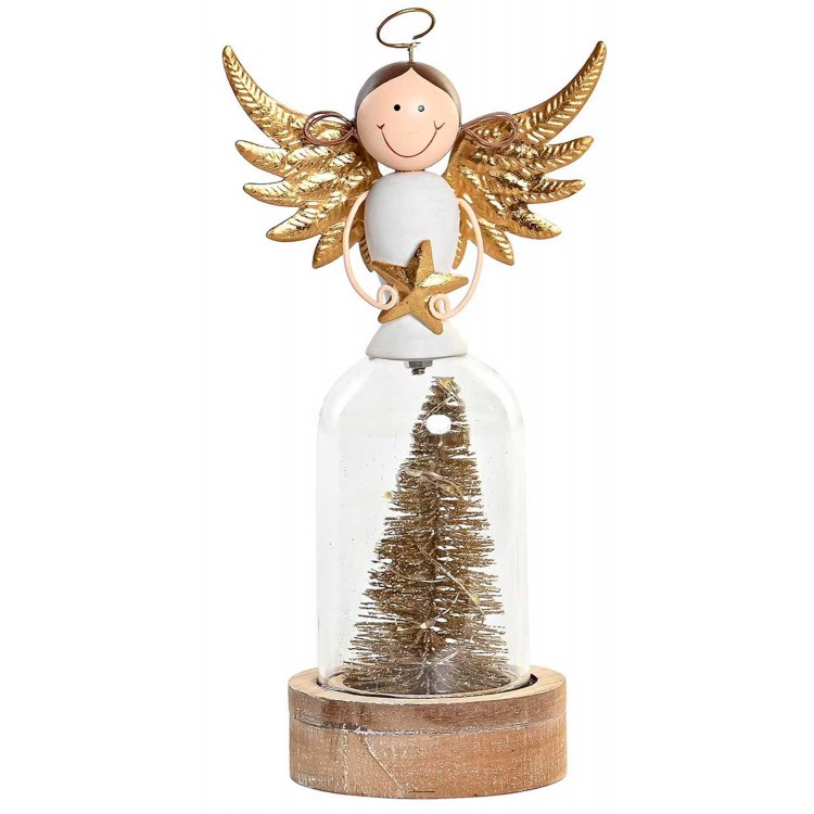FIGURA NAVIDEÑA ÁNGEL LED 12X9X24CM