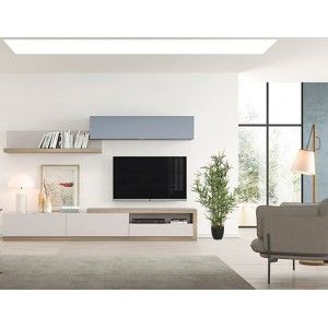 Planta Bambú Artificial con Maceta Negra, Decoración de Interior Realista, 90 cm.
