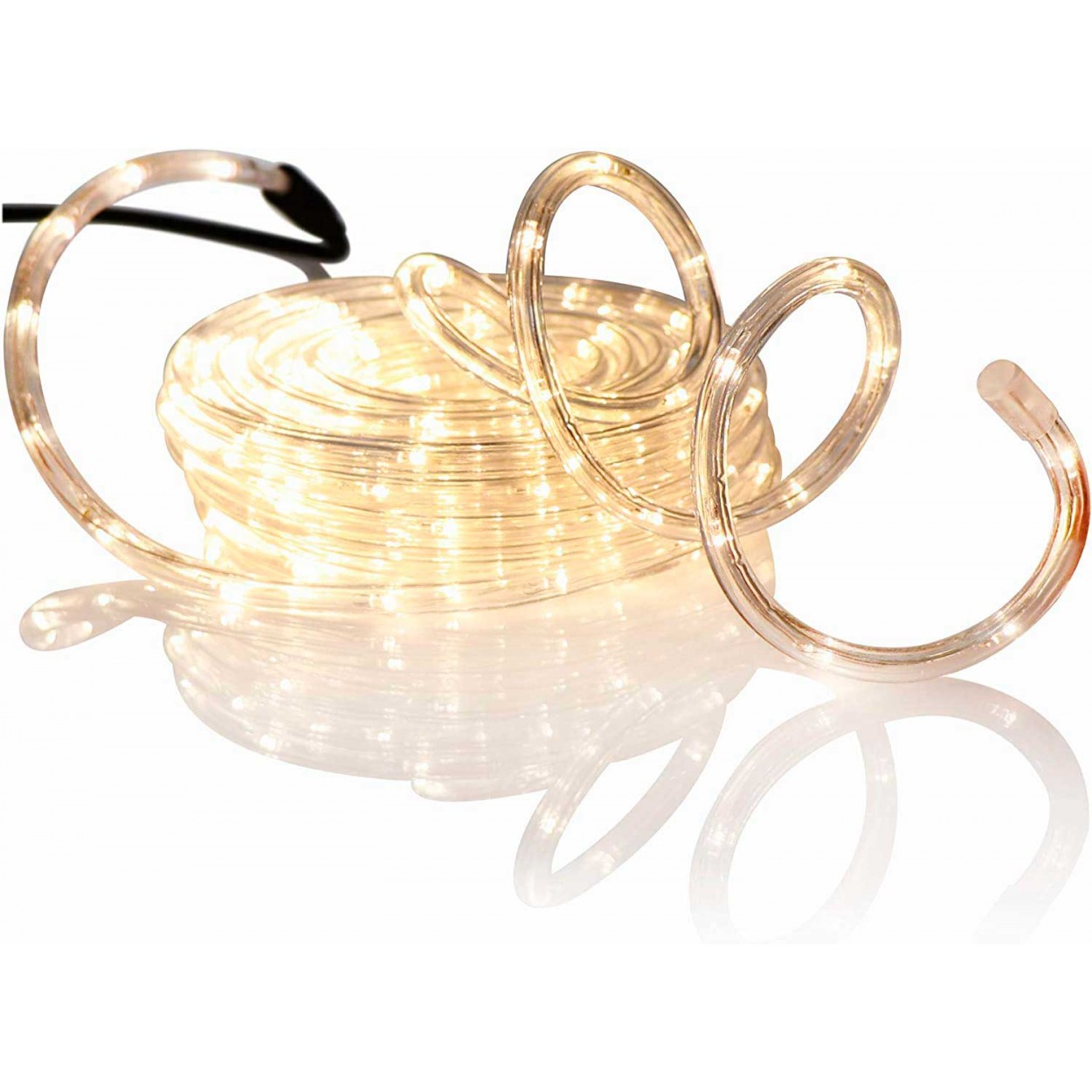 TUBO MANGUERA DE LUCES LED EXTERIOR BLANCO CÁLIDO 10M