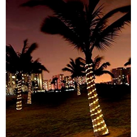 TUBO MANGUERA DE LUCES LED EXTERIOR BLANCO CÁLIDO 10M