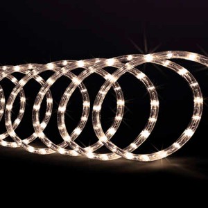 TUBO MANGUERA DE LUCES LED EXTERIOR BLANCO CÁLIDO 6M