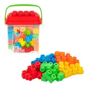 KIT CUBO DE PIEZAS DE CONSTRUCCIÓN MULTICOLOR