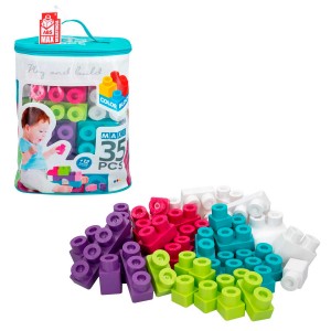 KIT BOLSA DE PIEZAS DE CONSTRUCCIÓN MULTICOLOR