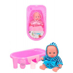 BEBE MUÑECO EN BAÑERA...