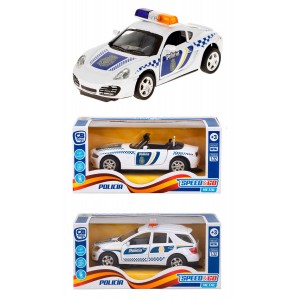 COCHE JUGUETE METÁLICO POLICIA