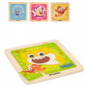 PUZZLE MADERA BABY SHARK...