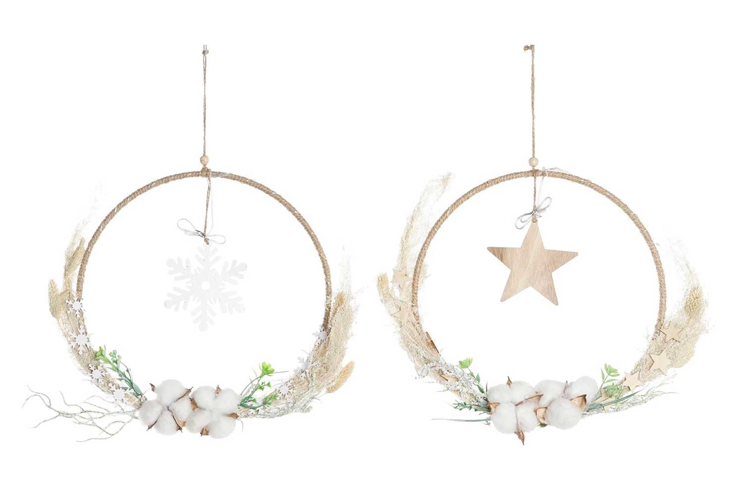 DECORACIÓN COLGANTE LED NAVIDEÑO CIRCULAR