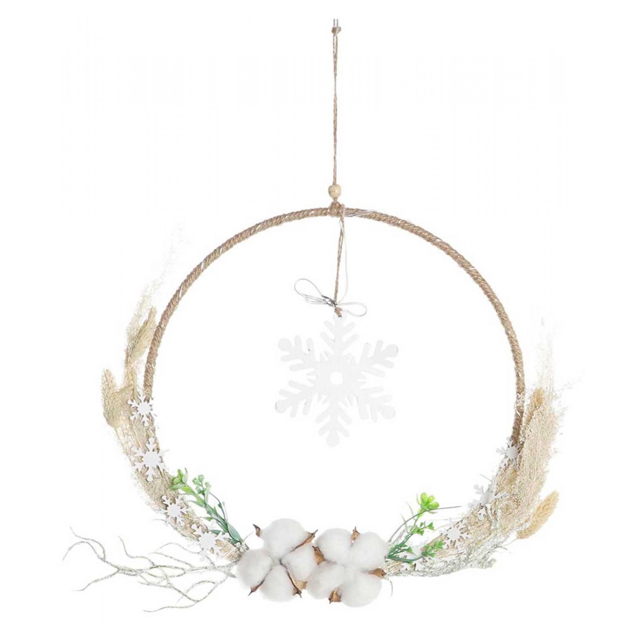 DECORACIÓN COLGANTE LED NAVIDEÑO CIRCULAR