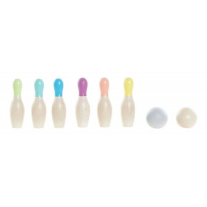 BOLOS MADERA JUGUETE INFANTIL MULTICOLOR SET 8