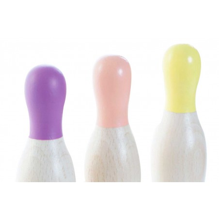 BOLOS MADERA JUGUETE INFANTIL MULTICOLOR SET 8