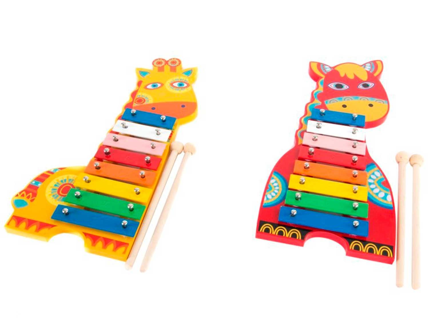 XILOFONO MADERA JUGUETE INFANTIL ANIMAL 16,5X35X2,5CM