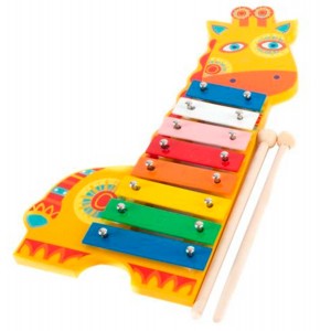 XILOFONO MADERA JUGUETE INFANTIL ANIMAL 16,5X35X2,5CM