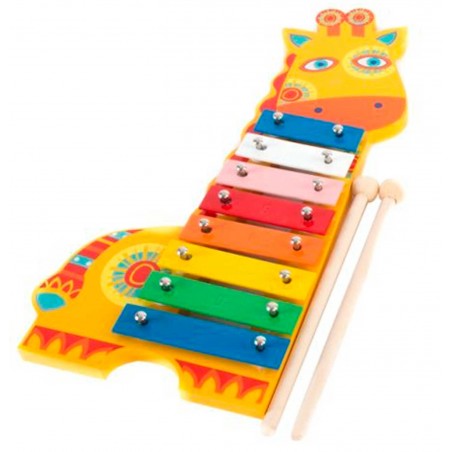 XILOFONO MADERA JUGUETE INFANTIL ANIMAL 16,5X35X2,5CM