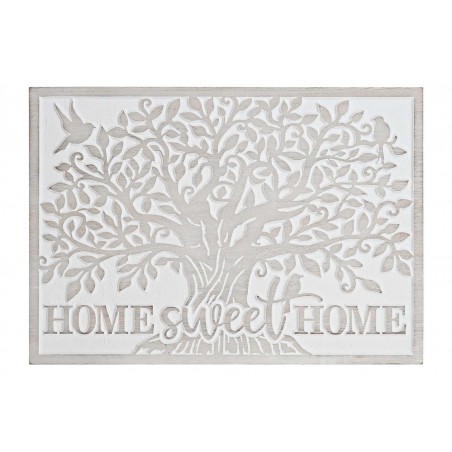 RETABLO TALLADO MADERA HOME SWEET HOME 40X28CM