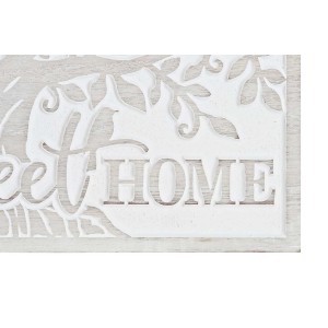 RETABLO TALLADO MADERA HOME SWEET HOME 40X28CM