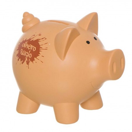 HUCHA CERDITO CERÁMICA DINERO SUCIO 20x15x17,5CM
